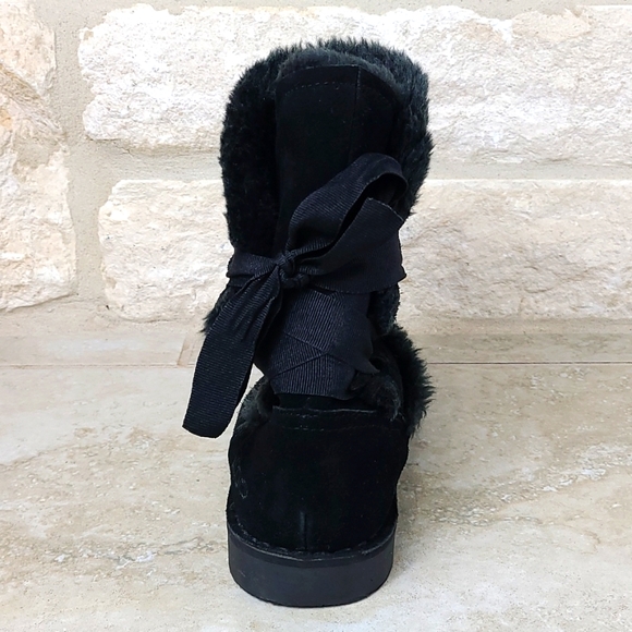 Aldo Suede & Faux Fur Boots, Sz. 6.5-7M - Picture 6 of 10